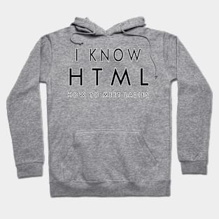 I know html Hoodie